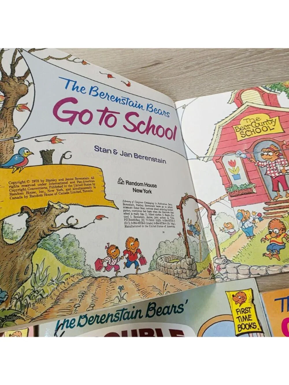 8 Mix Berenstain Bears Books HC Paperback Grandma On Wheels Bad Dream Eat School